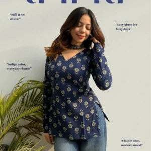 Samayra Straight Sleeves Kurti by Evara